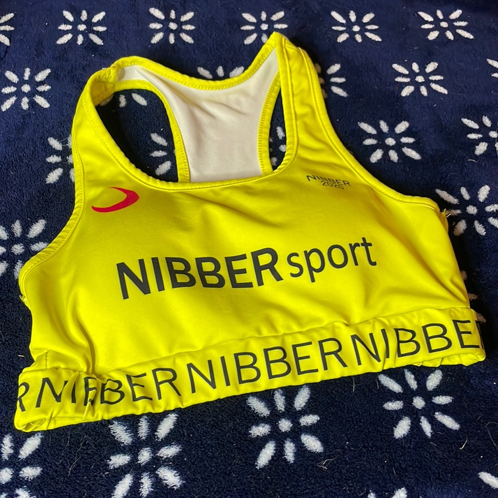 Padded yellow Nibber 2020 sport sports-bra